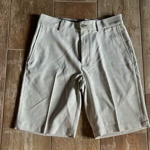 Grey golf shorts